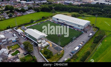 Oriel Park, Dundalk, sede del Dundalk Football Club Foto Stock