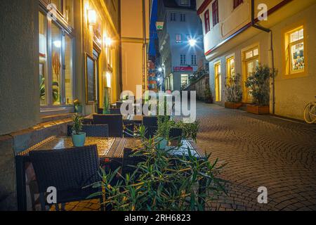 Marktgasse a Tübingen, Baden-Württemberg, Deutschland Foto Stock