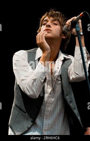 Paolo Nutini, V2009, Hylands Park, Chelmsford, Essex, Regno Unito - 23 agosto 2009 Foto Stock