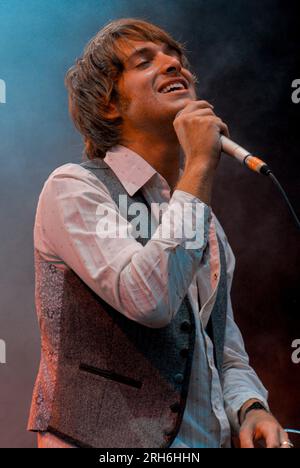 Paolo Nutini, V2009, Hylands Park, Chelmsford, Essex, Regno Unito - 23 agosto 2009 Foto Stock