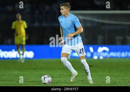 Stadio Domenico Francioni, Latina, Italia. 13 agosto 2023. Amichevole partita calcio; Latina contro Lazio; Toma Basic della SS Lazio credito: Action Plus Sports/Alamy Live News Foto Stock