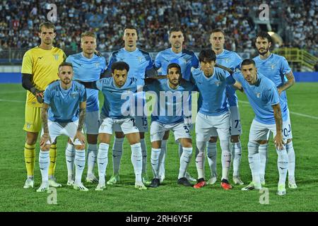 Stadio Domenico Francioni, Latina, Italia. 13 agosto 2023. Friendly Match Football; Latina contro Lazio; scaletta iniziale della Lazio Credit: Action Plus Sports/Alamy Live News Foto Stock