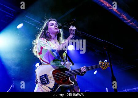 15 agosto 2023, regno unito: 14 agosto 2023 Regno Unito Liverpool : Johanna Soderberg di First Aid Kit Live at Liverpool Academy UK (Credit Image: © Andy Von Pip/ZUMA Press Wire) SOLO EDITORIALE! Non per USO commerciale! Foto Stock