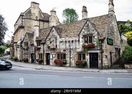 The Bridge Tea Rooms a Bradford on Avon, Somerset, Regno Unito Foto Stock