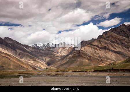 India, Ladakh, Zanskar, Rangdum gompa sull'altopiano di alta quota Foto Stock