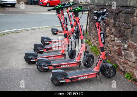 Voi e-Scooter a Bristol Foto Stock