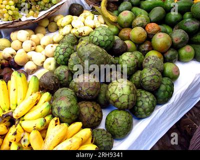 Mercato locale nella città di Pisco in Perù Foto Stock