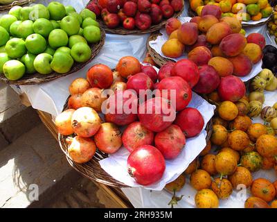 Mercato locale nella città di Pisco in Perù Foto Stock