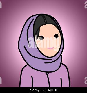 NFT Arab Family Doodles Art #38 Foto Stock