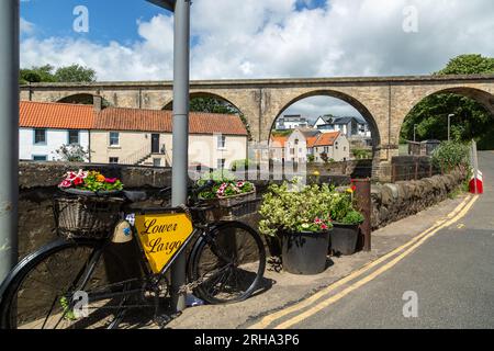 Il villaggio di Lower largo nel Fife in Scozia Foto Stock