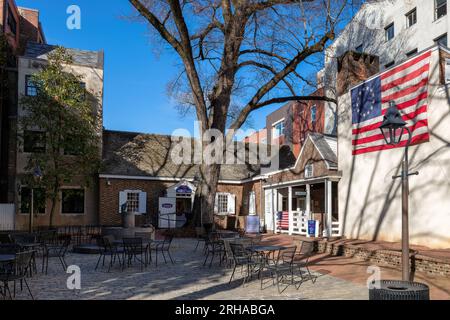 Casa di Betsy Ross, Betsy Ross ha cucito la prima bandiera americana a Philadelphia, Pennsylvania. Foto Stock