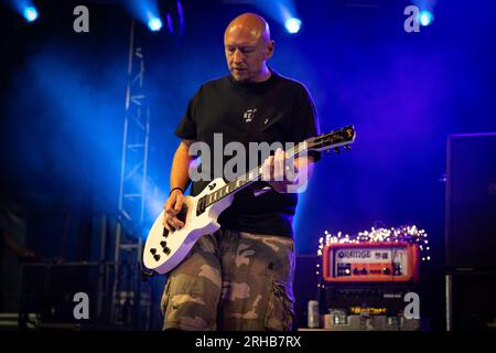 The Grey, si esibiscono dal vivo al Bloodstock Open Air Festival 2023, Catton Park, Derbyshire, Regno Unito. Foto Stock