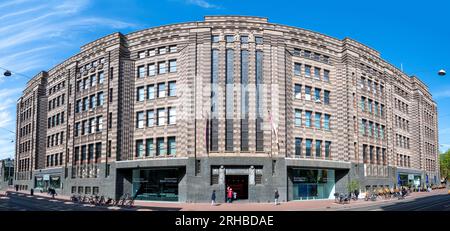 Edificio Patrimonio Mondiale dell'Umanità di Amsterdam (De Bazel) Foto Stock