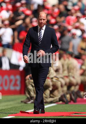 William, Prince of Wales - Manchester City contro Manchester United, la finale della Emirates fa Cup, Wembley Stadium, Londra, Regno Unito - 3 giugno 2023 solo per uso editoriale - si applicano le restrizioni DataCo Foto Stock