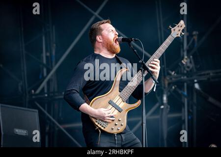 Urne, si esibiscono dal vivo al Bloodstock Open Air Festival 2023, Catton Park, Derbyshire, Regno Unito. Foto Stock