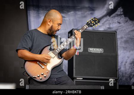 Urne, si esibiscono dal vivo al Bloodstock Open Air Festival 2023, Catton Park, Derbyshire, Regno Unito. Foto Stock