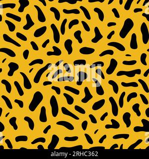 Pelle di animali senza cuciture con design camouflage di tendenza per stampe tessili alla moda. Illustrazione Vettoriale