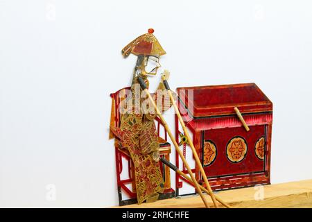 Giochi di ombre -- personaggio, primo piano della foto Foto Stock