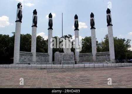 Città del Messico, Messico - 9 agosto 2023: L'altare a la Patria o Monumento a los Nios Heroes è un mausoleo nella Bosque de Chapultepec Foto Stock