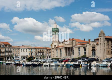 Ex Palais Consulaire, ora Maison Régionale de la Mer Sète, Herault, Occitanie, Francia Foto Stock