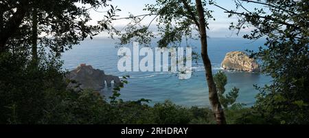 Ermitage de San Juan de Gaztelugatxe (Bermeo, Pays basque espagnol) Foto Stock