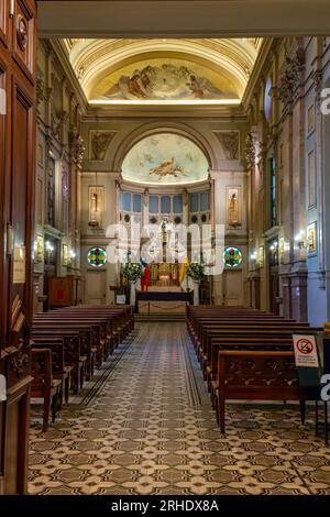 Cappella e Santuario di nostra Signora di Carmen nella Cattedrale metropolitana di Santiago a Santiago, Cile. Foto Stock