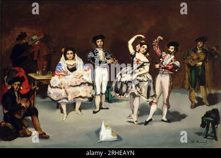 Edouard Manet, Balletto spagnolo, pittura ad olio su tela, 1862 Foto Stock