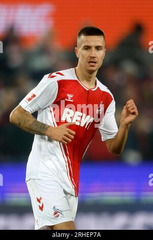 Köln, Deutschland, 1. Fussball Bundesliga 16. Spieltag 1.FC Köln : Werder Brema 7-1 21. 01. 2023 im Rhein energie Stadion in Köln Denis HUSEINBASIC (FC) foto: Norbert Schmidt, Duesseldorf Foto Stock