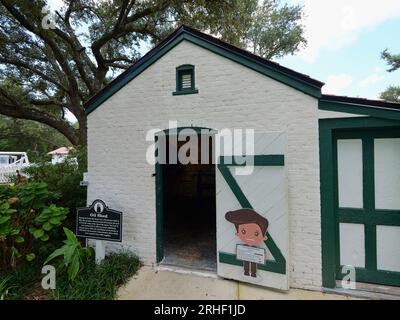 Pensacola, Florida - 7 agosto 2023: Faro e museo marittimo di Pensacola Foto Stock