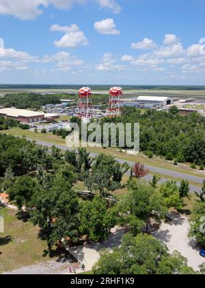 Pensacola, Florida - 7 agosto 2023: Faro e museo marittimo di Pensacola Foto Stock