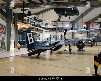 Pensacola, Florida - 7 agosto 2023: National Naval Aviation Museum Foto Stock