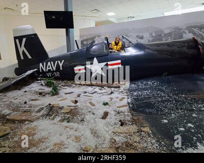 Pensacola, Florida - 7 agosto 2023: National Naval Aviation Museum Foto Stock