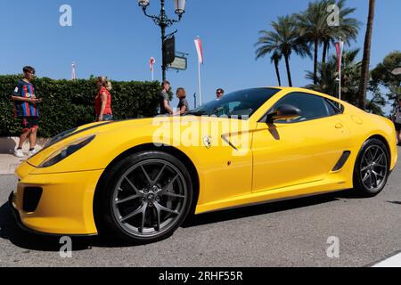 Ferrari 599 GTO a Monte Carlo Foto Stock