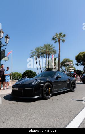 Porsche GT2 RS a Monte Carlo Foto Stock