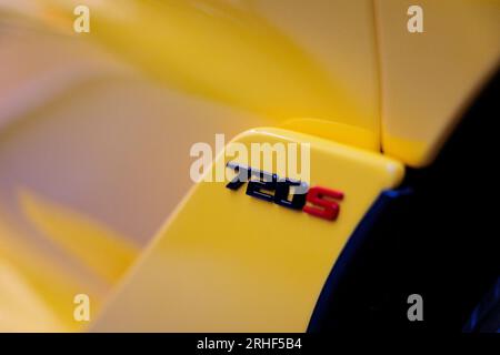 Dettaglio supercar McLaren 720S. Foto Stock