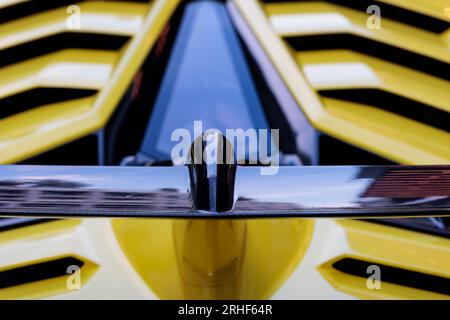 Spoiler posteriore Lamborghini Aventador SVJ Foto Stock