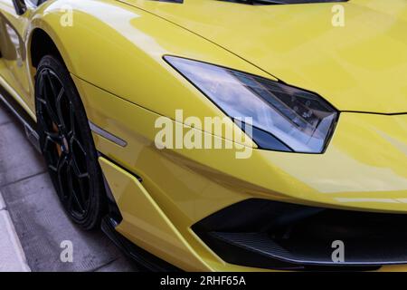 Dettaglio Lamborghini Aventador SVJ Foto Stock