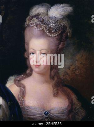 MARIA ANTONIETTA (1755-1793) ultima regina di Francia in un dipinto del 1775 Foto Stock