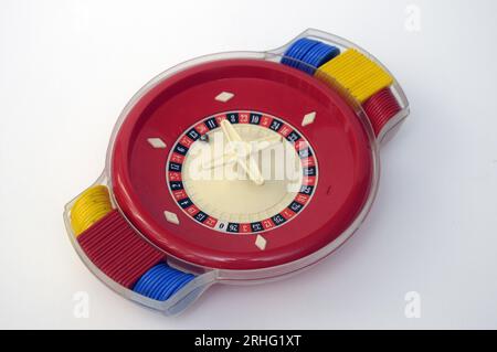 gioco da tavolo, roulette, gioco d'azzardo, vizi, scommesse, perdite, profitti, intrattenimento, malattia, dipendenza dal gioco d'azzardo, giocattoli pericolosi, gioco della roulette Foto Stock