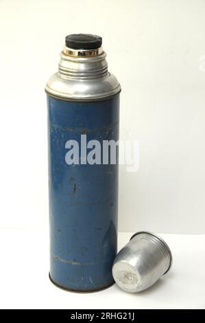Matraccio sottovuoto; British Made; Thermos; marchio commerciale Foto Stock