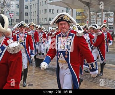 Domenica di giuramento a Meenzer Fassenacht, festa di carnevale, centro di Magonza, Renania-Palatinato, Germania, D55126 Foto Stock