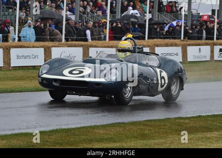 James Cottingham, Tojeiro Ecosse Jaguar, Goodwood 75, The Racing Years, una piccola ma indicativa selezione di alcune delle migliori auto da corsa e che ha Foto Stock