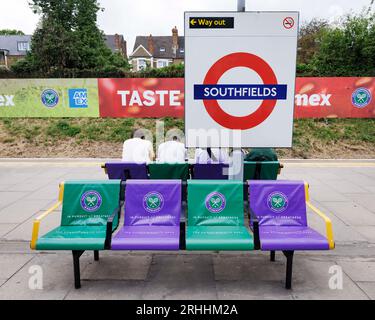 Wimbledon GV. Immagine scattata il 3 luglio 2023. © Belinda Jiao jiao.bilin@gmail.com 07598931257 https://www.belindajiao.com/about Foto Stock