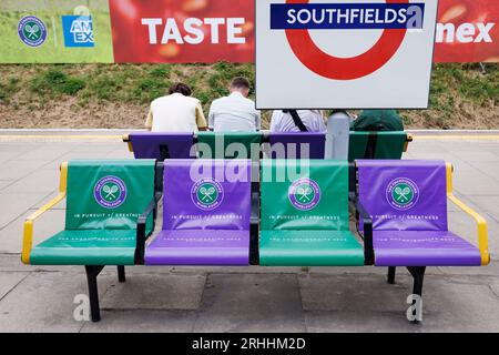 Wimbledon GV. Immagine scattata il 3 luglio 2023. © Belinda Jiao jiao.bilin@gmail.com 07598931257 https://www.belindajiao.com/about Foto Stock