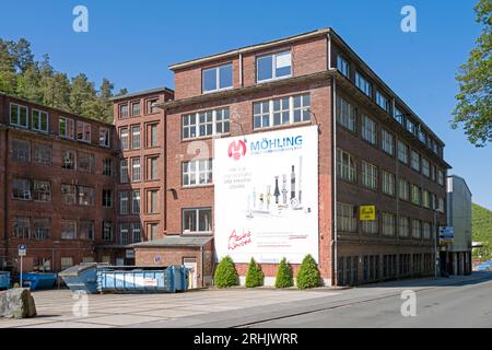 Deutschland, NRW, Märkischer Kreis, Altena-Dahle, Möhling GmbH & Co KG Foto Stock