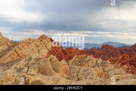 Silicon Dome - Valley of Fire State Park, Nevada Foto Stock