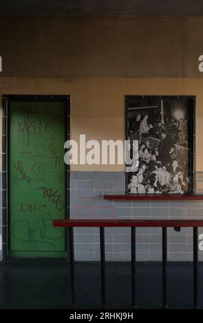 Cultura punk di Berlino Foto Stock