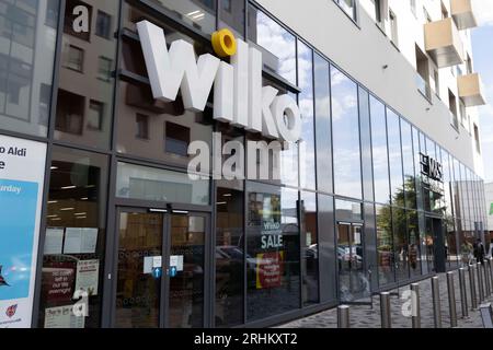 Londra, Regno Unito. 17 agosto 2023. Wilko Storefront a Colindale, Londra. Foto Stock