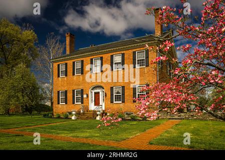 Aron Bissell House East Windsor Hill Historic District   East Windsor, Connecticut, Stati Uniti d'America Foto Stock