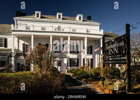 Beekman bracci e Delamater Inn   Rhinebeck, New York, Stati Uniti d'America Foto Stock